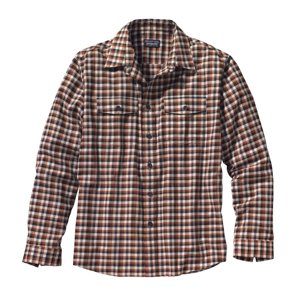 Men's Long-Sleeved Buckshot Organic Cotton Shirt